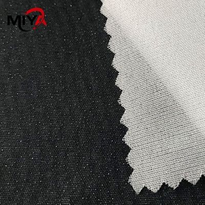 โพลีเอสเตอร์ / ฝ้ายเย็บได้ Interlining เหนียวนุ่มเหนียวทนทานสำหรับสิ่งทอภายในบ้าน